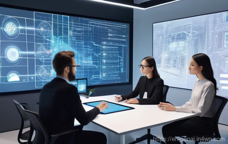 AI 기술의 윤리적 경계 설정 - **Prompt: Fairness and Inclusivity in an AI-Enhanced Society**
    "A vibrant, diverse group of peop...